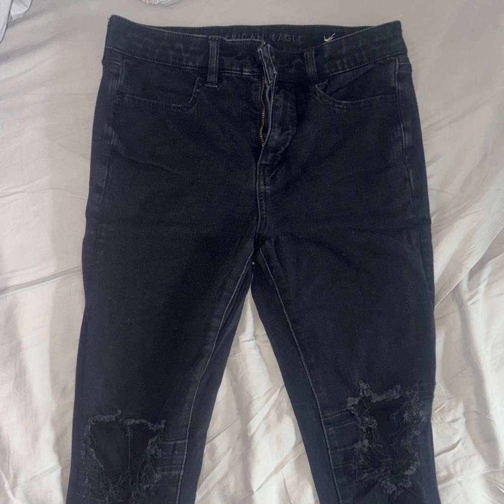 American Eagle, black skinny jeans